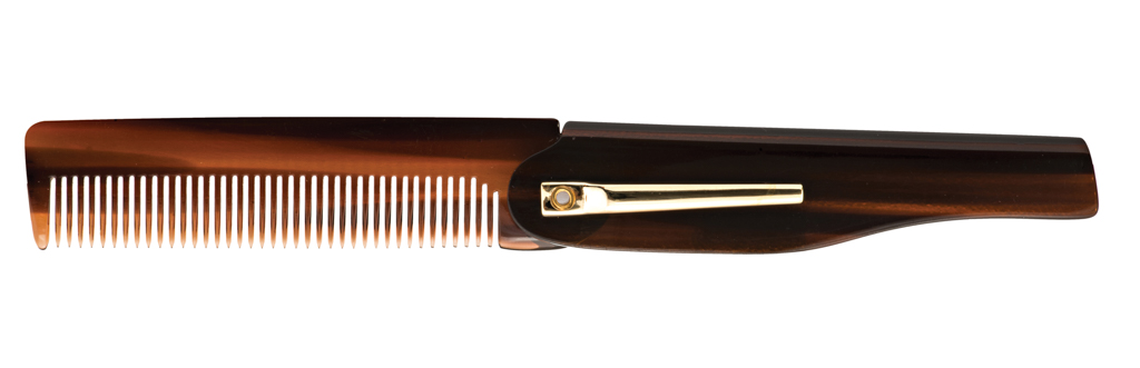 Pettine baffi Art. 487 pieghevole con clip