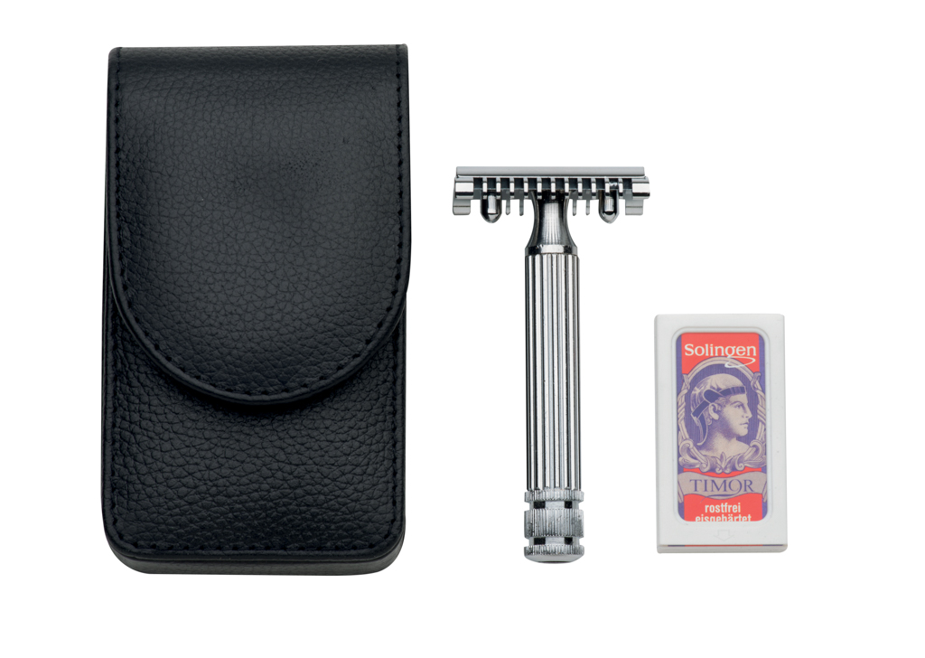 Fatip - Rasoio Cromato Grande con Astuccio