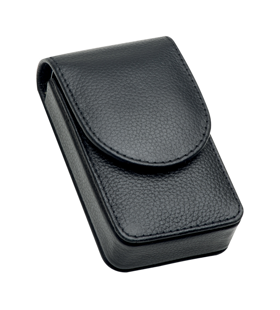 Astuccio Nero In Pelle Piccolo
