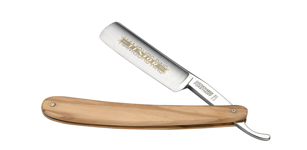 Timor - Rasoio 6/8" Man. Legno Ulivo Hamburg Ring