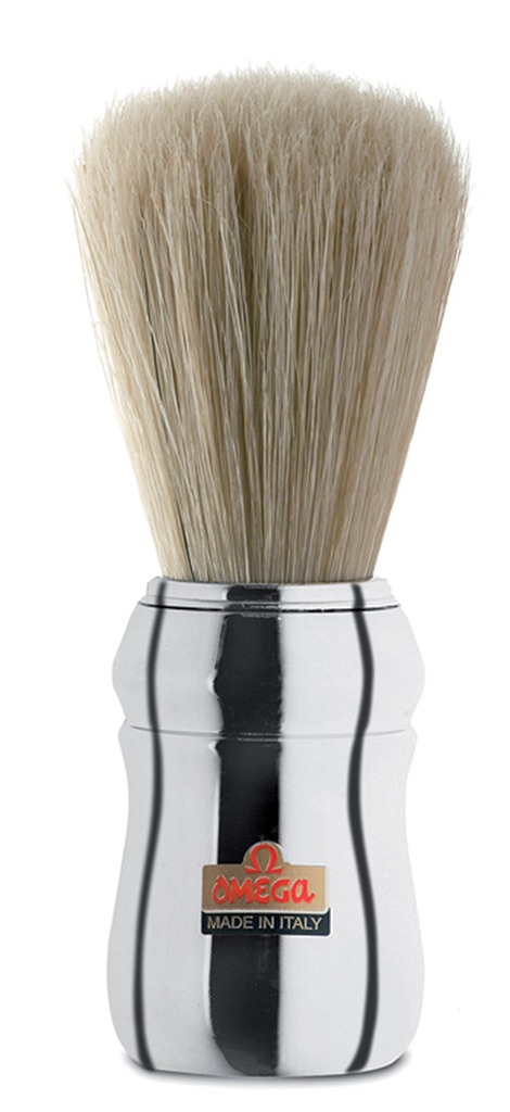 Omega - 10048 Pennello Professionale Crom. Setola