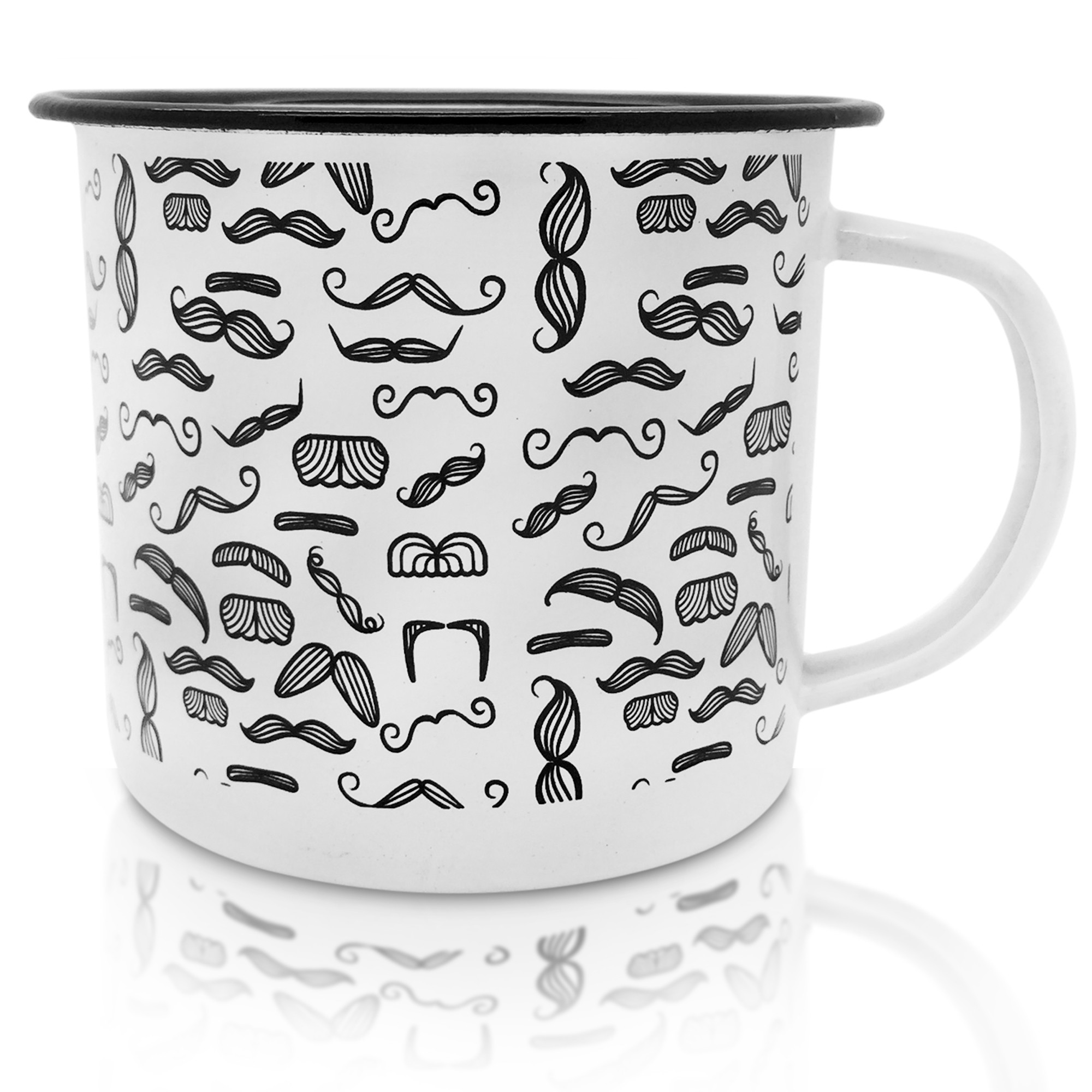 Barber Pro - Shave Mug - Moustaches