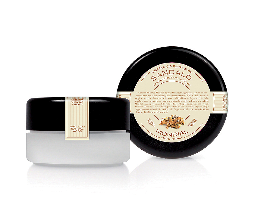 Mondial - Crema Barba in Ciotola150ml - Sandalo