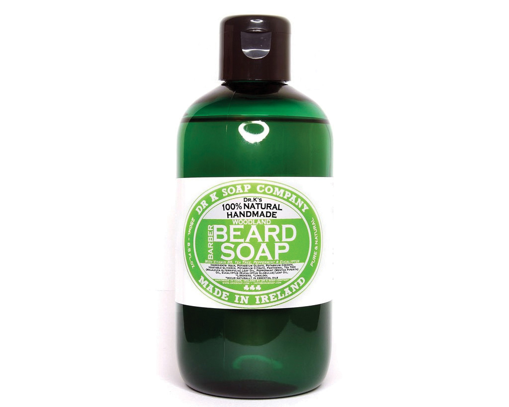 Dr K Barber Beard Soap Wood. Shampoo per barba 250 m