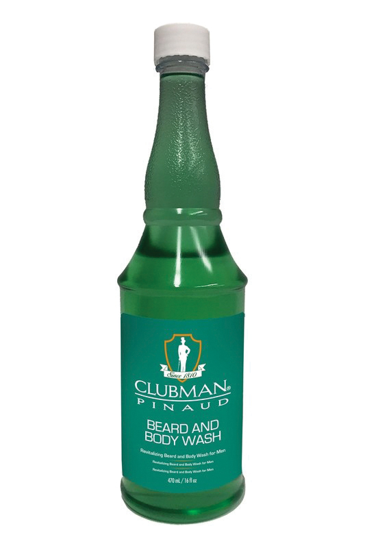 Clubman Beard & Body Wash: shampoo barba e corpo 430 ml